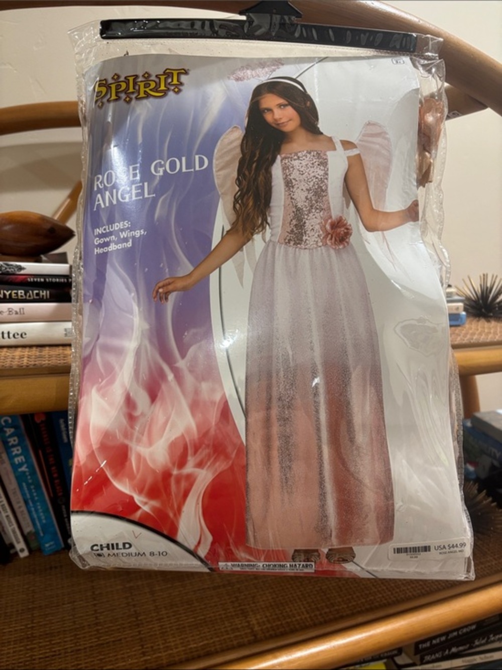 Spirit Rose Gold Angel Costume for Kids